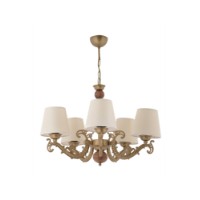 Люстра Opviq Fiona Wood White Gold Brown фото №2 — интернет-магазин Desire.md