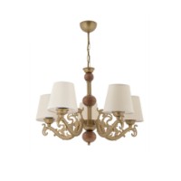 Люстра Opviq Fiona Wood White Gold Brown фото №3 — интернет-магазин Desire.md