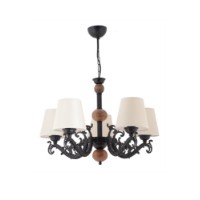 Люстра Opviq Fiona Wood White Black Brown фото №2 — интернет-магазин Desire.md
