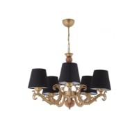 Lustră Opviq Fiona Wood Black Gold Brown imaginea #3 — magazin online Desire.md