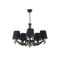 Lustră Opviq Fiona Wood Black Brown imaginea #3 — magazin online Desire.md