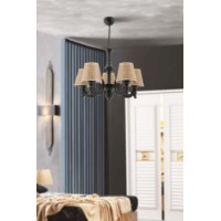 Люстра Opviq Fiona Hazeran Chain Black Natural