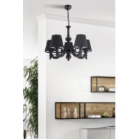 Lustră Opviq Fiona Chain Black