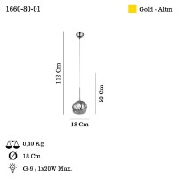 Люстра Opviq Herman 80-01 фото №3 — интернет-магазин Desire.md