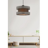 Lustră Opviq Halo Grey Anthracite