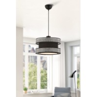 Lustră Opviq Halo Grey Black