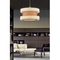 Lustră Opviq Halo White Brown