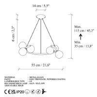 Lustră Opviq Luminar 14145 imaginea #7 — magazin online Desire.md