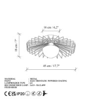 Lustră Opviq Kaya 15222 M imaginea #9 — magazin online Desire.md