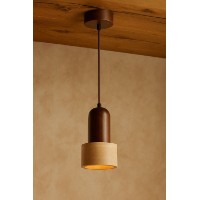 Lustră Opviq Loer Walnut