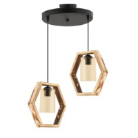 Lustră Opviq Hexagon Double B Glass imaginea #2 — magazin online Desire.md