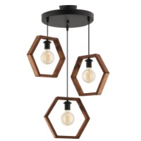 Люстра Opviq Hexagon Triple Dark B фото №2 — интернет-магазин Desire.md