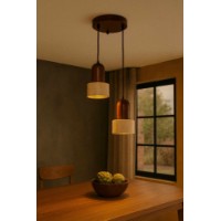 Люстра Opviq Loer B Walnut фото №2 — интернет-магазин Desire.md