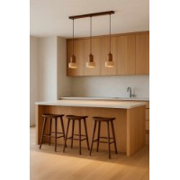Люстра Opviq Loer R Walnut