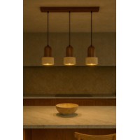 Люстра Opviq Loer R Walnut фото №2 — интернет-магазин Desire.md
