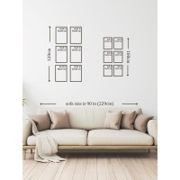 Set de 6 tablouri Wallity Art6Cnvset10-20x30cm imaginea #4 — magazin online Desire.md