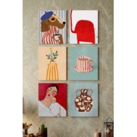 Set de 6 tablouri Wallity Art6Cnvset3-20x30cm