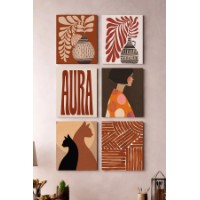 Set de 6 tablouri Wallity Art6Cnvset4-20x30cm