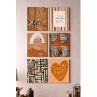 Set de 6 tablouri Wallity Art6Cnvset7-20x30cm