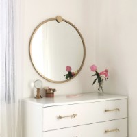 Зеркало Hanah Home Gold Metal Cerceve Yuvarlak Ayna A708 фото №5 — интернет-магазин Desire.md