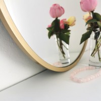 Зеркало Hanah Home Gold Metal Cerceve Yuvarlak Ayna A708 фото №7 — интернет-магазин Desire.md