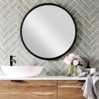 Зеркало Hanah Home Siyah Metal Cerceve Yuvarlak Ayna A709 фото №8 — интернет-магазин Desire.md