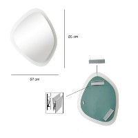 Oglindă Hanah Home Aqua Soho Transparent imaginea #6 — magazin online Desire.md
