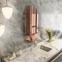 Oglindă Hanah Home Riors Bronze Gold
