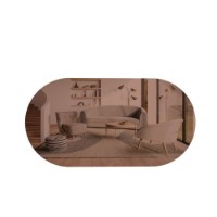 Oglindă Hanah Home Riors Bronze Gold imaginea #9 — magazin online Desire.md