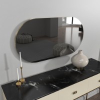 Oglindă Hanah Home Riors Dark Grey Gold imaginea #7 — magazin online Desire.md
