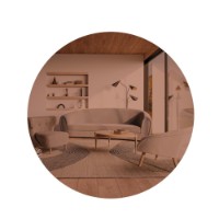 Oglindă Hanah Home Oneas Bronze Gold imaginea #5 — magazin online Desire.md