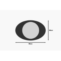 Oglindă Hanah Home Obble Black imaginea #5 — magazin online Desire.md