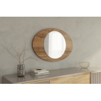 Oglindă Hanah Home Obble Walnut imaginea #2 — magazin online Desire.md