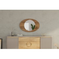Oglindă Hanah Home Obble Walnut imaginea #3 — magazin online Desire.md