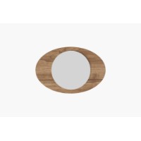 Oglindă Hanah Home Obble Walnut imaginea #4 — magazin online Desire.md