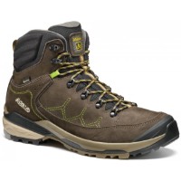 Bocanci pentru bărbați Asolo Falcon Evo NBK GV Dark Brown/Lime, s.43 2/3