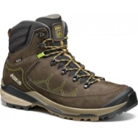 Bocanci pentru bărbați Asolo Falcon Evo NBK MM Dark Brown/Lime, s.43 2/3