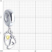 Pandantiv SOLOVOV JEWELRY 94033057 2,31g imaginea #2 — magazin online Desire.md