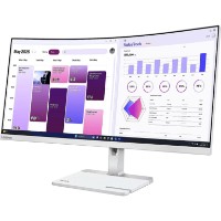 Monitor Lenovo L34W-4C White imaginea #2 — magazin online Desire.md