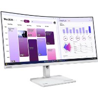 Monitor Lenovo L34W-4C White imaginea #3 — magazin online Desire.md