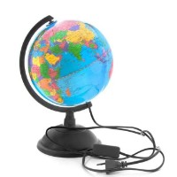Glob pământesc New World 20cm (Gl.20.PVC_light_bl)