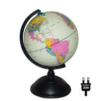 Glob pământesc New World 20cm (Gl.20.PVC_light_wh)