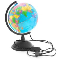 Glob pământesc New World 26cm (Gl.26.PVC_light_bl)