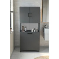 Шкаф для ванной Bofigo 12-71-08 Anthracite фото №6 — интернет-магазин Desire.md