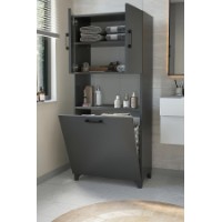 Шкаф для ванной Bofigo 12-71-08 Anthracite фото №3 — интернет-магазин Desire.md