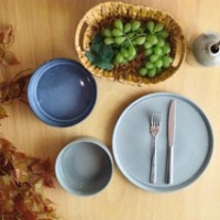 Set vase de servit Casa Masa Solea 25cm Grey (RT12) 6pcs imaginea #2 — magazin online Desire.md