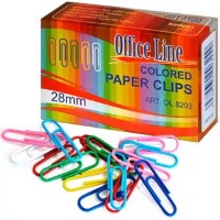 Скрепки для бумаги OfficeLine 28mm 100pcs (OL.8203) фото №2 — интернет-магазин Desire.md