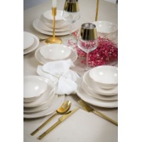 Seturi de veselă Hermia Hayal 24 White Gold