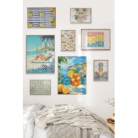 Set de 8 picturi Wallity Cgs-055-Wooden-Byk imaginea #2 — magazin online Desire.md