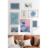 Set de 8 picturi Wallity Cgs-058-Wooden-Byk